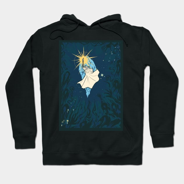 Final Fantasy XIV Endwalker Venat Hydaelyn Mothercrystal The Sundering Hoodie by yalitreads